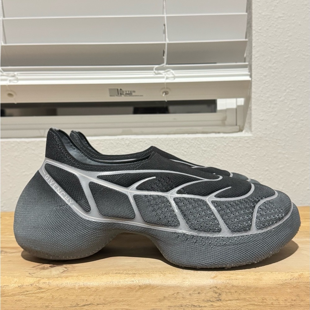 Givenchy Black and Gray Futuristic Sneakers